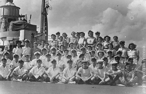 Medical Staff aboard HMS Glory 1945