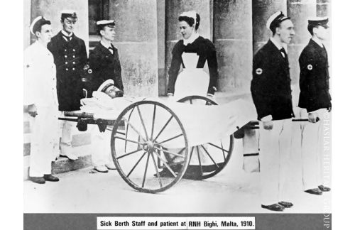 SBS  patient at RNH Bighi Malta 1910
