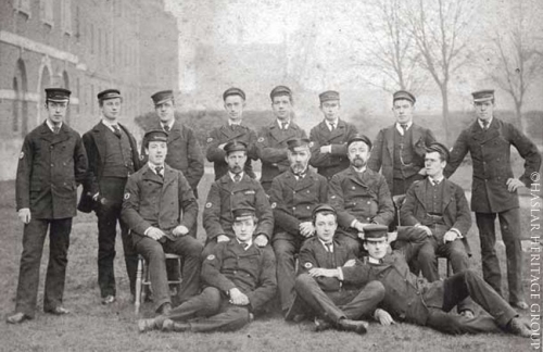 Sick Berth Staff at Haslar 1910